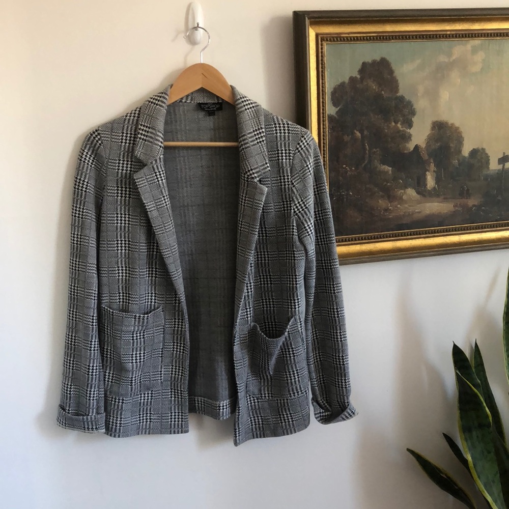 Topshop Petite Light Weight Open Blazer